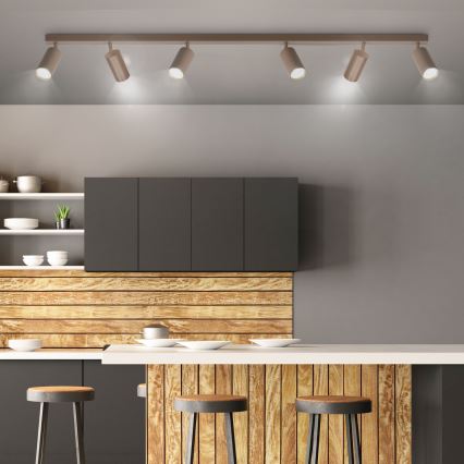 Brilagi - Точковий світильник SELE 6xGU10/30W/230V бежевий