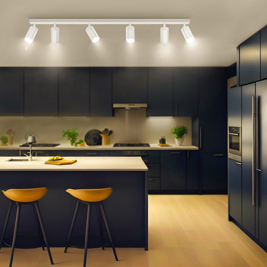 Brilagi - Точковий світильник SELE 6xGU10/30W/230V білий