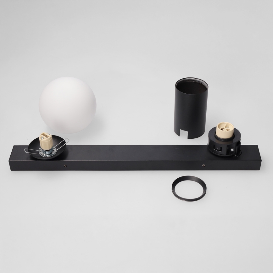 Brilagi - точковий світильник SELE BALL 1xGU10/30W/230V + 1xG9/10W чорний