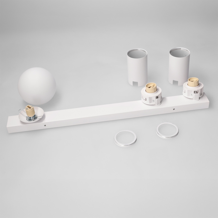 BRILAGI - Точковий світильник SELE BALL 2xGU10/30W/230V + 1xG9/10W білий