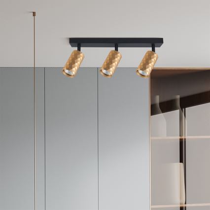 Brilagi - точковий світильник SELE DIAMANT 3xGU10/30W/230V золотий