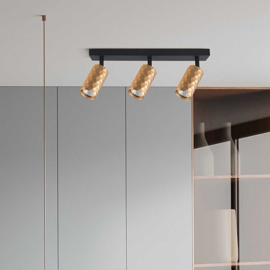 Brilagi - точковий світильник SELE DIAMANT 3xGU10/30W/230V золотий