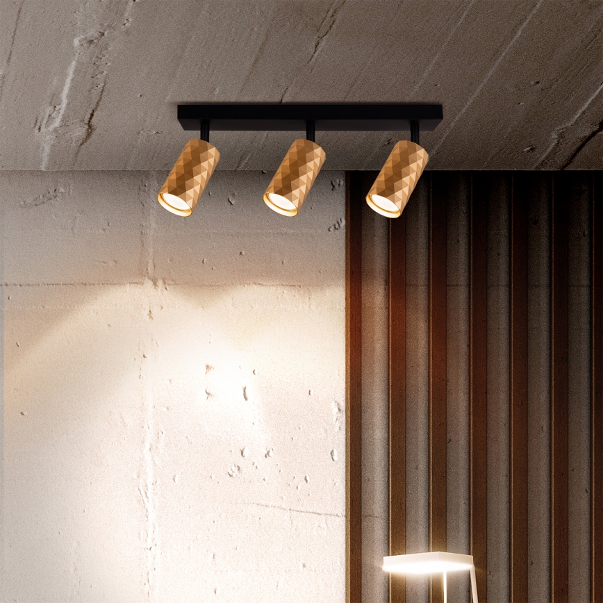 Brilagi - точковий світильник SELE DIAMANT 3xGU10/30W/230V золотий