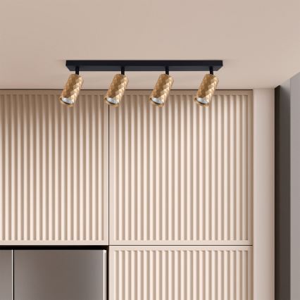 Brilagi - точковий світильник SELE DIAMANT 4xGU10/30W/230V, золотистий