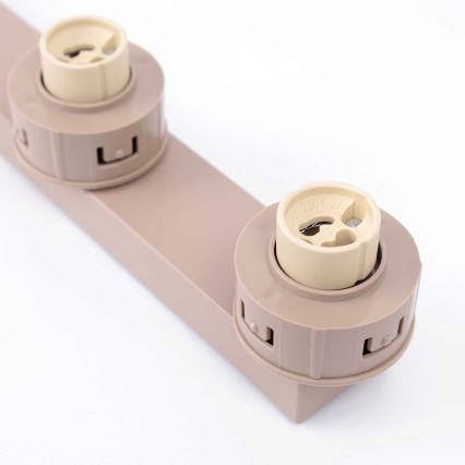 Брілагі - Точковий світильник СЕЛЕ ЛОНГ 4xGU10/30W/230V бежевий