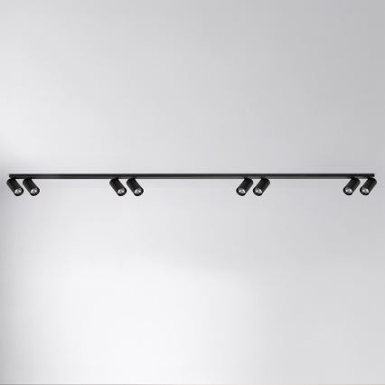 Brilagi - Точковий світильник SELE LONG 8xGU10/30W/230V чорний