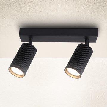 Brilagi - Точковий світильник SELE MODERN 2xGU10/30W/230V чорний