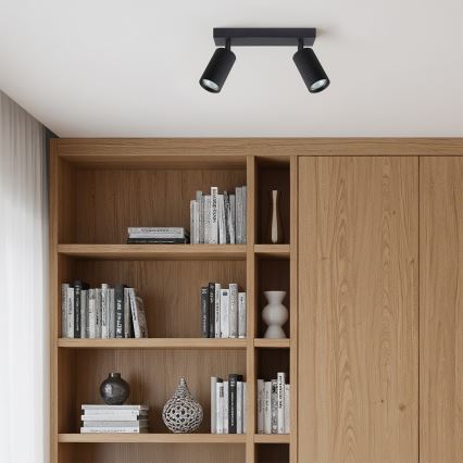 Brilagi - Точковий світильник SELE MODERN 2xGU10/30W/230V чорний