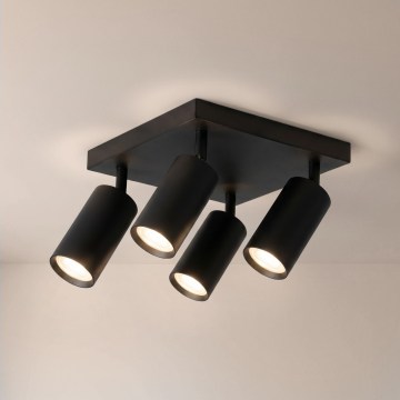 Brilagi - Точковий світильник SELE SQUARE 4xGU10/30W/230V чорний