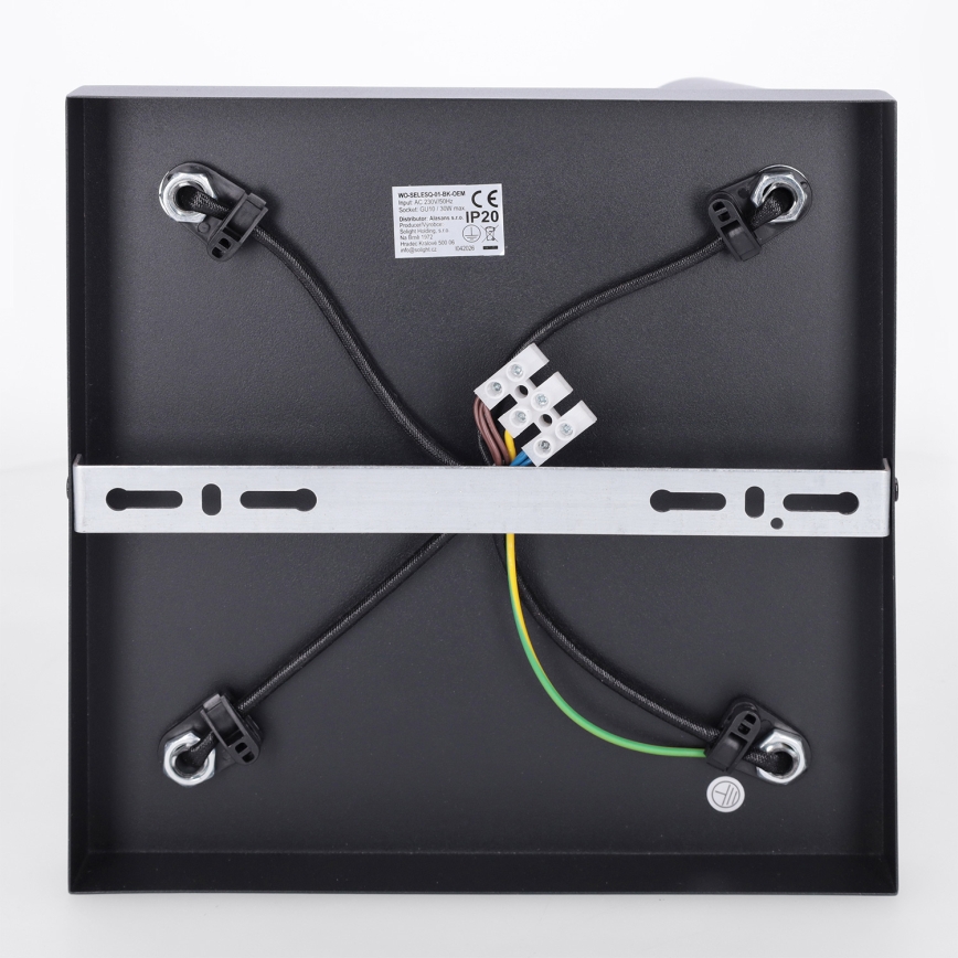 Brilagi - Точковий світильник SELE SQUARE 4xGU10/30W/230V чорний