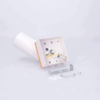 Brilagi - Точковий світильник SELE WOOD ACOUSTIC 1xGU10/30W/230V білий/дерево