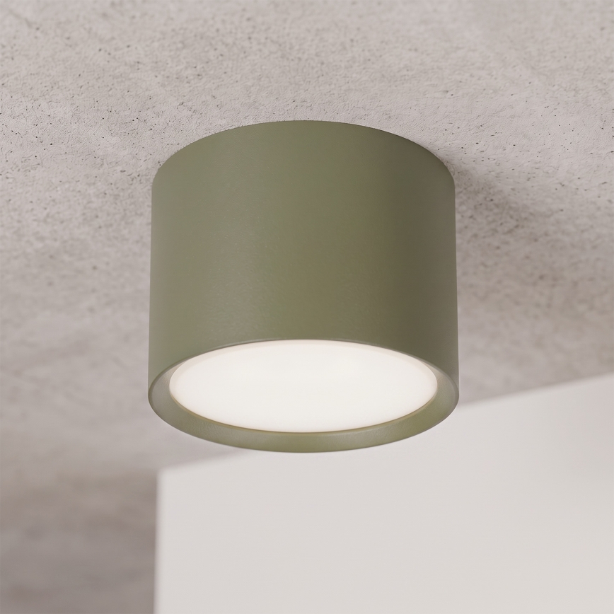 BRILAGI - Точковий світильник SMOOTH 1xGX53/15W/230V 60x82 mm темно-зелений