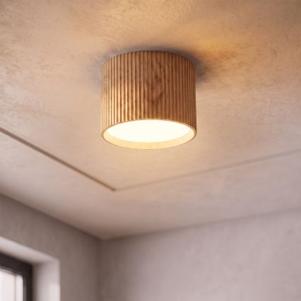 BRILAGI - Точковий світильник STRIPY 1xGX53/15W/230V 60x82 mm декор дуба