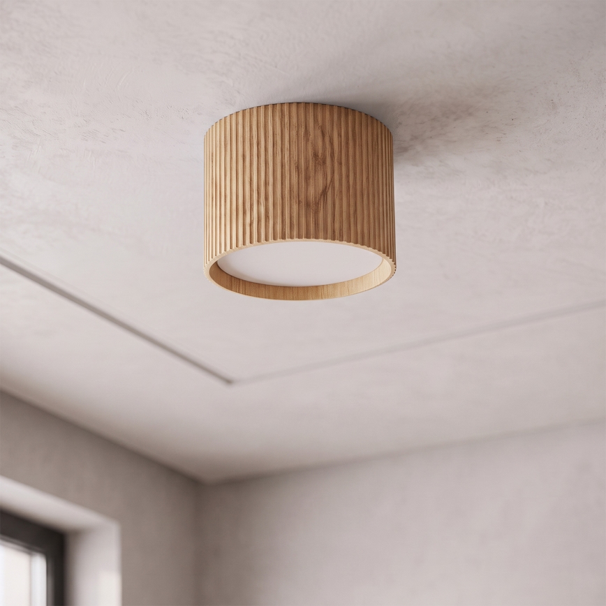 BRILAGI - Точковий світильник STRIPY 1xGX53/15W/230V 60x82 mm декор дуба