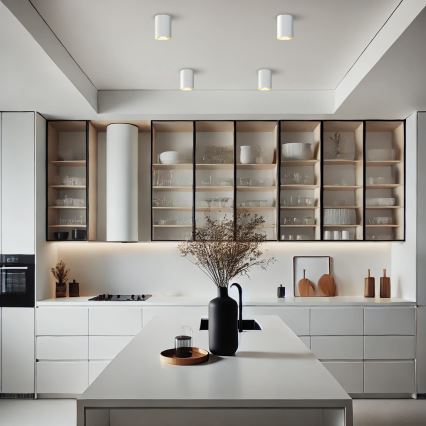 Brilagi - Точковий світильник TRINE 1xGU10/30W/230V білий/золотий