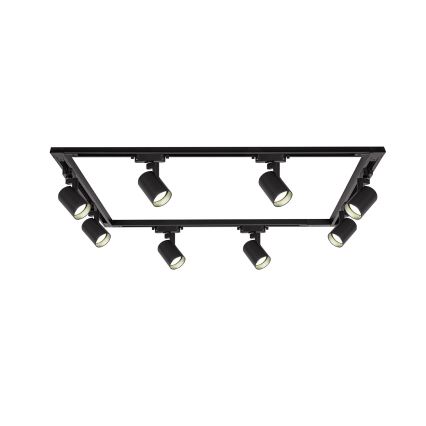 Brilagi - Точковий світильник у рейковій системі HUSKY 8xGU10/10W/230V чорний