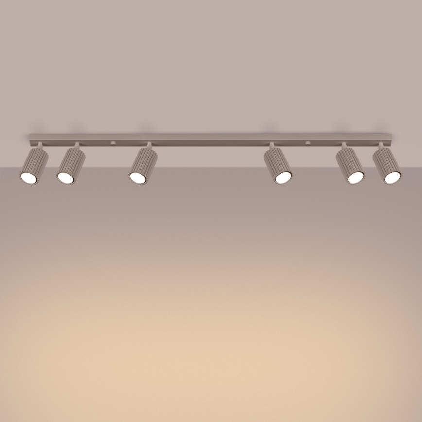 Brilagi - Точковий світильник CRESTO 6xGU10/10W/230V taupe