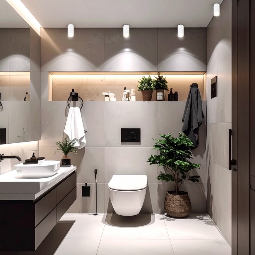 Brilagi - Точковий світильник для ванної кімнати SELE 1xGU10/30W/230V IP44 білий