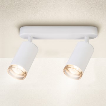 Brilagi - Точковий світильник для ванної кімнати SELE 2xGU10/30W/230V IP44 білий