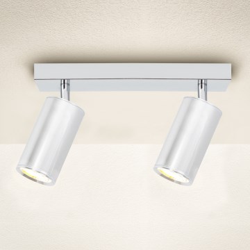 Brilagi - Точковий світильник для ванної кімнати SELE 2xGU10/30W/230V IP44 глянцевий хром