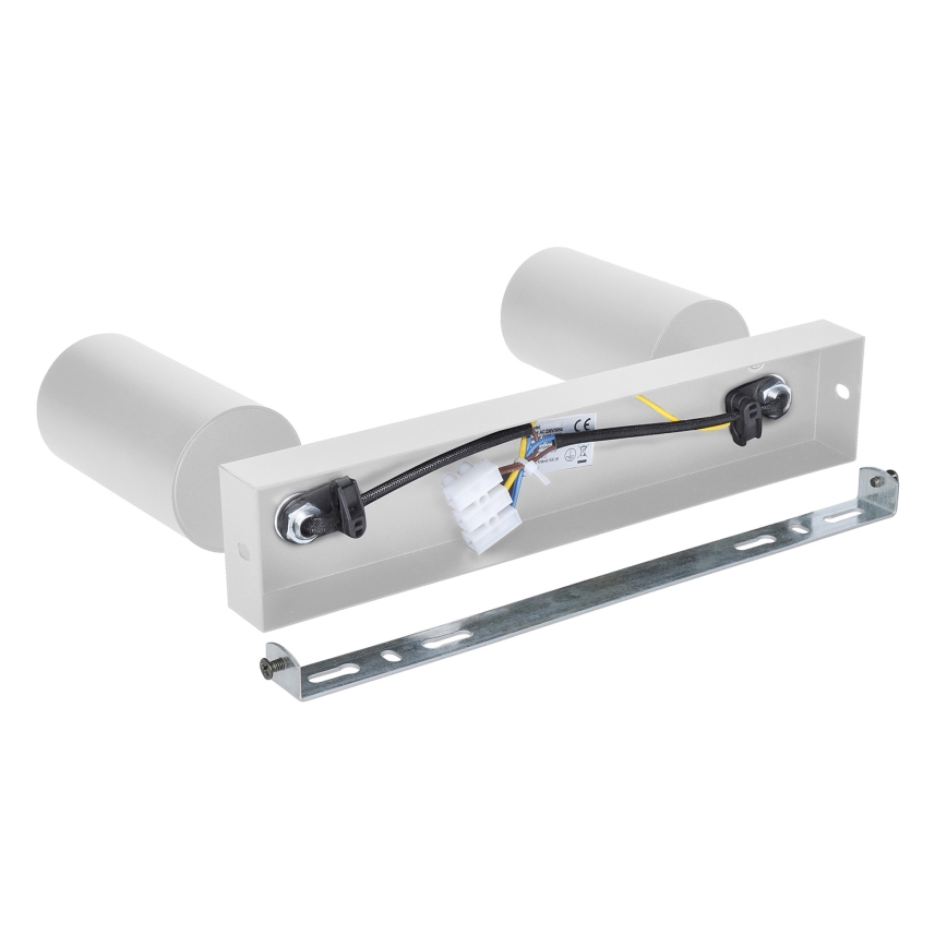 Brilagi - Точковий світильник для ванної кімнати SELE 2xGU10/30W/230V IP44 срібний