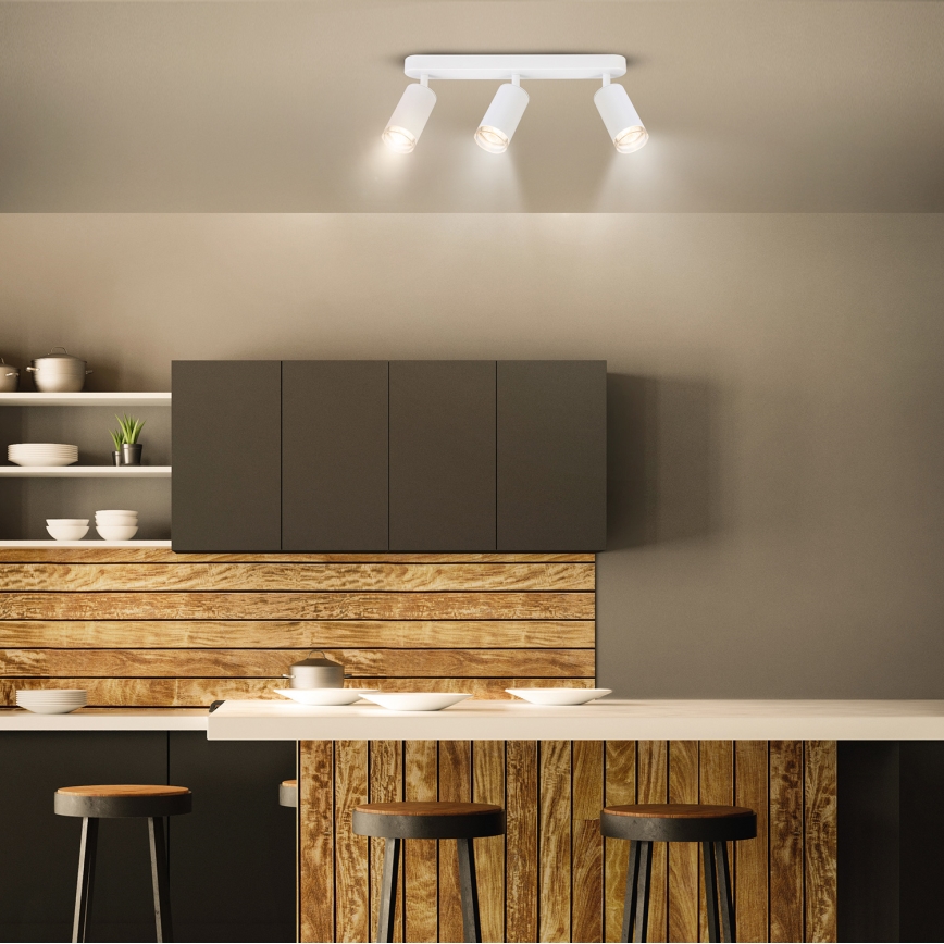 Brilagi - Точковий світильник для ванної кімнати SELE 3xGU10/30W/230V IP44 білий