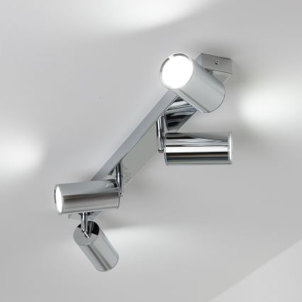 Brilagi - Точковий світильник для ванної кімнати SELE 4xGU10/30W/230V IP44 глянцевий хром
