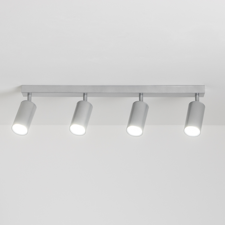 Brilagi - Точковий світильник для ванної кімнати SELE 4xGU10/30W/230V IP44 срібний