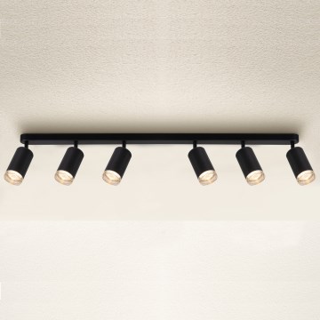 Brilagi - Точковий світильник для ванної кімнати SELE 6xGU10/30W/230V IP44 чорний