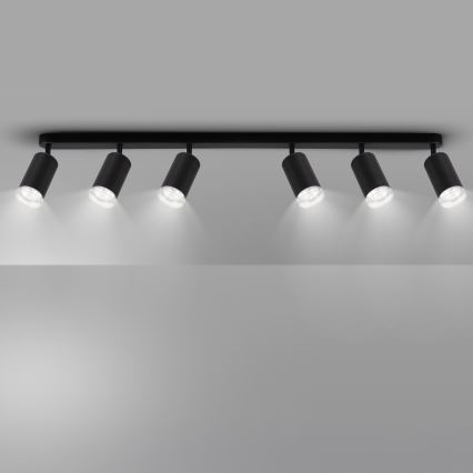 Brilagi - Точковий світильник для ванної кімнати SELE 6xGU10/30W/230V IP44 чорний