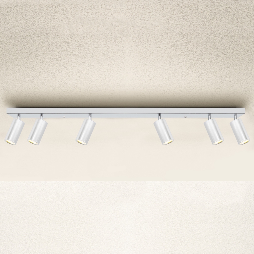 Brilagi - Точковий світильник для ванної кімнати SELE 6xGU10/30W/230V IP44 глянцевий хром