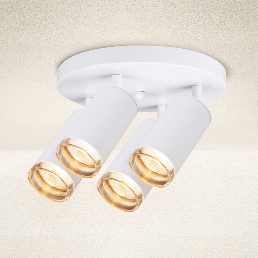 Brilagi - Точковий світильник для ванної кімнати SELE AQUA 4xGU10/30W/230V IP44 білий