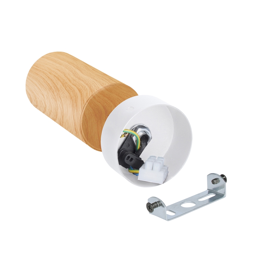 Brilagi - Точковий світильник SELE 1xGU10/30W/230V білий/дубовий декор