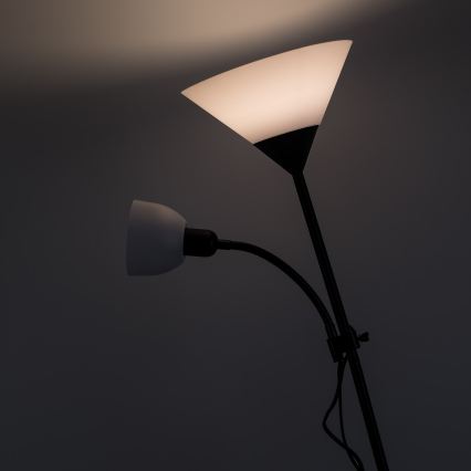 Brilagi - Торшер ARIANA 1xE27/100W/230V + 1xE14/25W черный