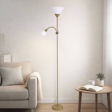 Brilagi - Торшер ARIANA 1xE27/100W/230V + 1xE14/25W золотой