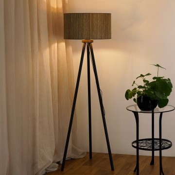 Brilagi - Торшер BOSTON ROLLER 1xE27/15W/230V сено коричневый/золотистый