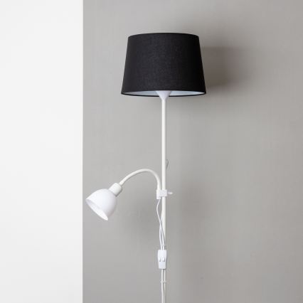 Brilagi - Торшер CERIA 1xE27/100W/230V + 1xE14/25W белый/чёрный