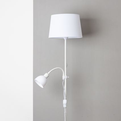 Brilagi - Торшер CERIA 1xE27/100W/230V + 1xE14/25W белый