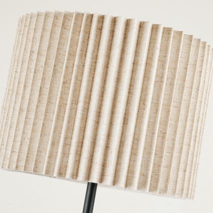 Brilagi - Торшер NORDIC WAVE 1xE27/15 Вт/230 В льняной/чёрный