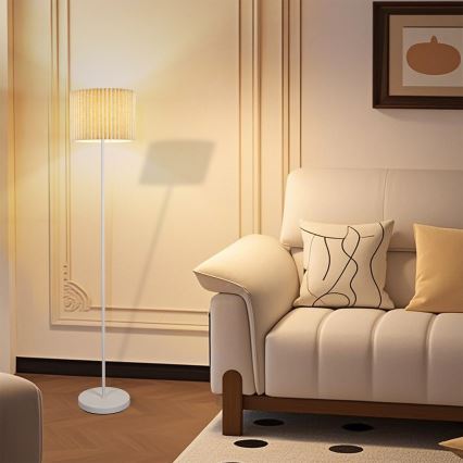 Brilagi - Торшер NORDIC WAVE 1xE27/15W/230V льняной/белый