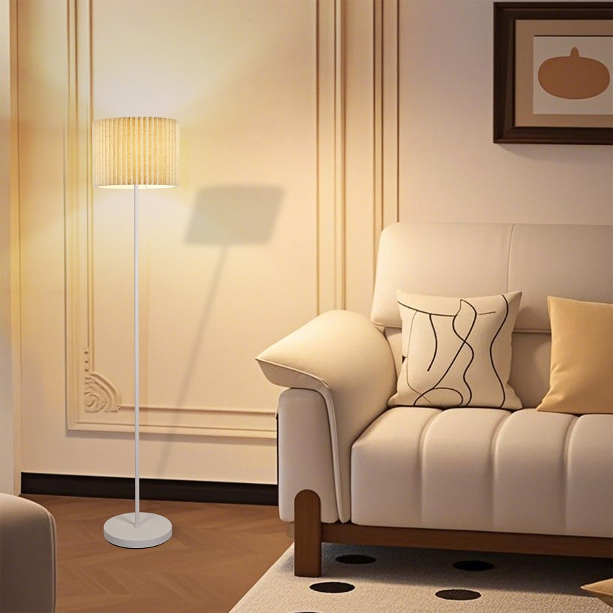 Brilagi - Торшер NORDIC WAVE 1xE27/15W/230V льняной/белый