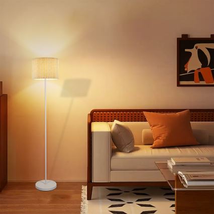 Brilagi - Торшер NORDIC WAVE 1xE27/15W/230V льон/білий