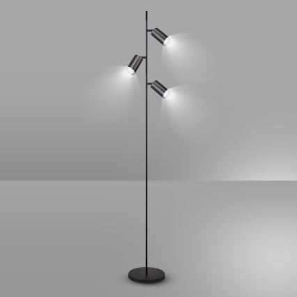 Brilagi - Торшер SELE 3xGU10/30W/230V чорний