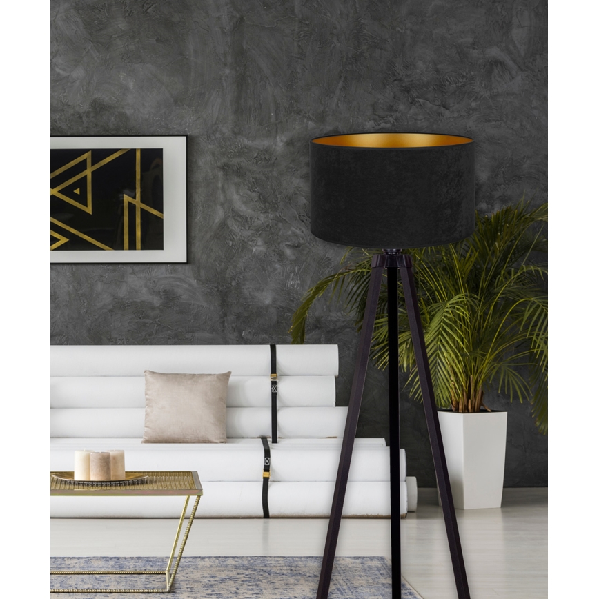 Brilagi - Торшер VELVET 1xE27/60W/230V черный/венге