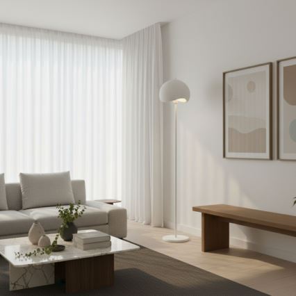 Brilagi - торшер WABI SABI 1xE27/40W/230V белый