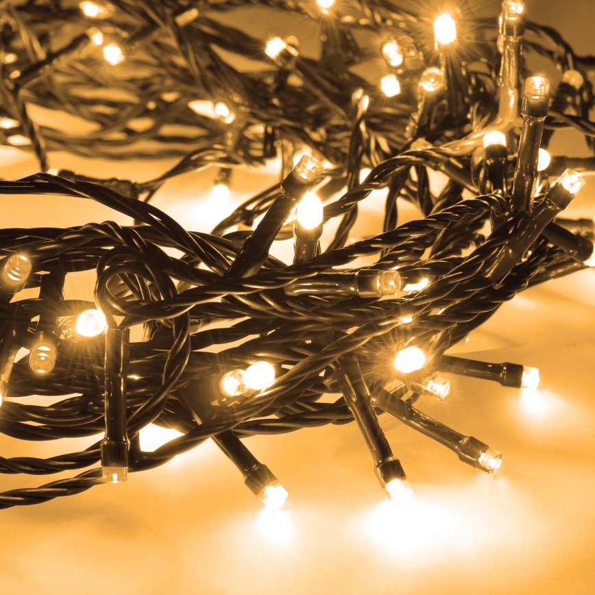 Brilagi - уличная LED-гирлянда 200 светодиодов/8 режимов 23 м IP44 тёплый белый