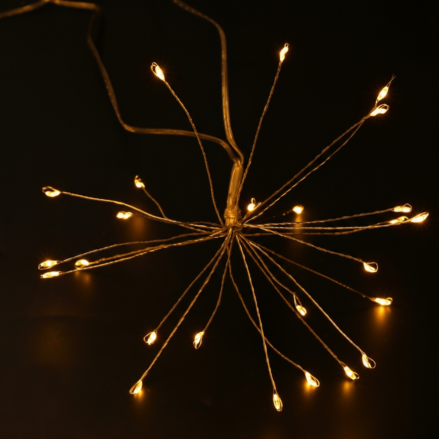 Brilagi - уличная рождественская LED-гирлянда, 150 светодиодов, 5 м, IP44, тёплый белый, эффект «фейерверк»