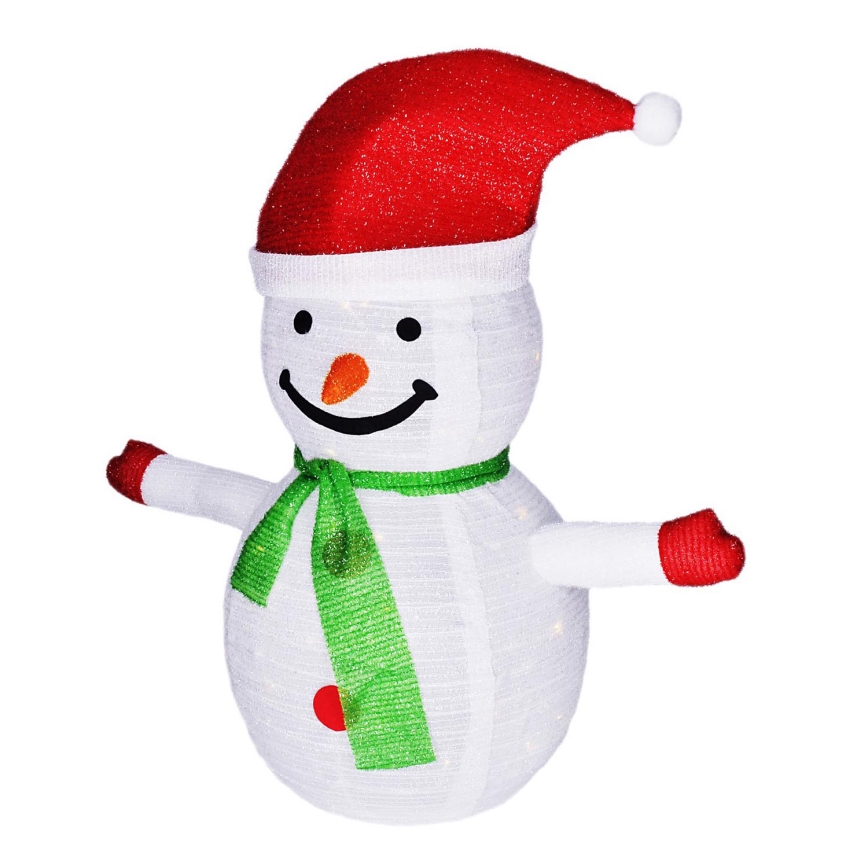 Brilagi - уличное LED-рождественское украшение 40xLED/3xAA IP44 — снеговик