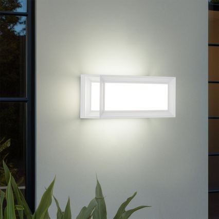 Brilagi - LED уличный настенный светильник с датчиком PARKER LED/12W/230V белый IP44