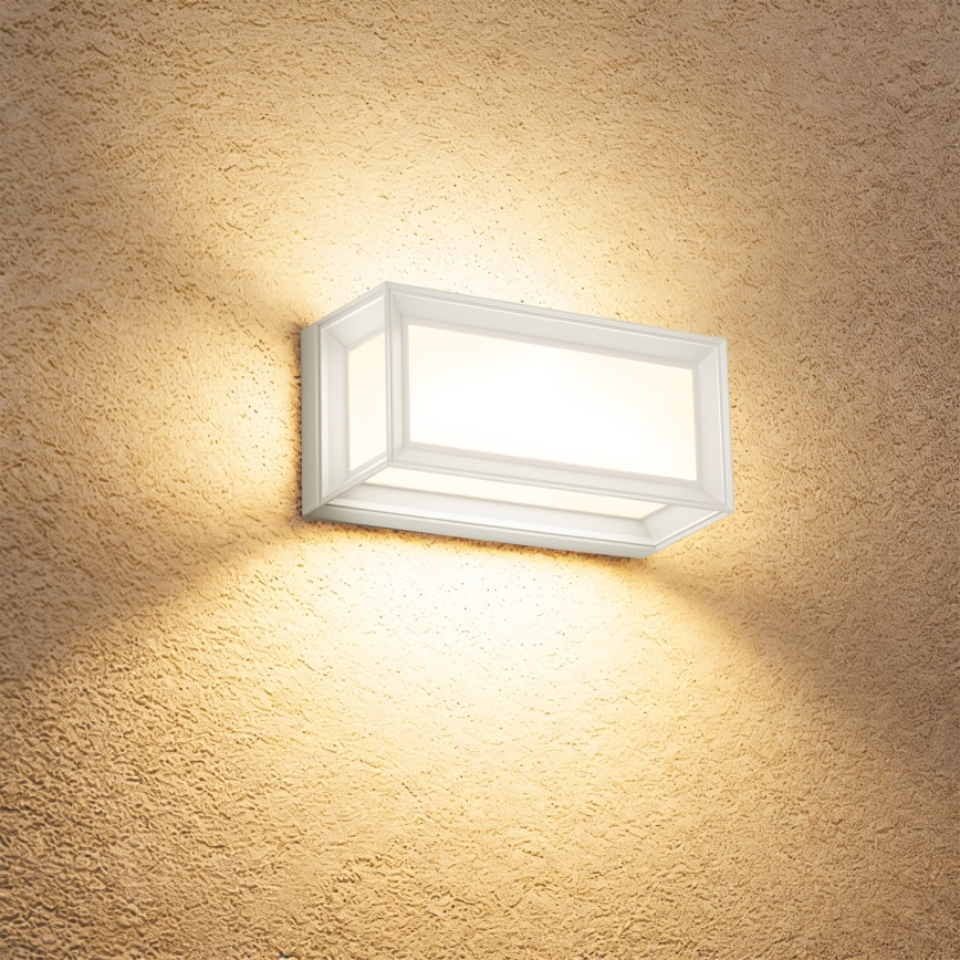 Brilagi - LED уличный настенный светильник с датчиком PARKER LED/12W/230V белый IP44